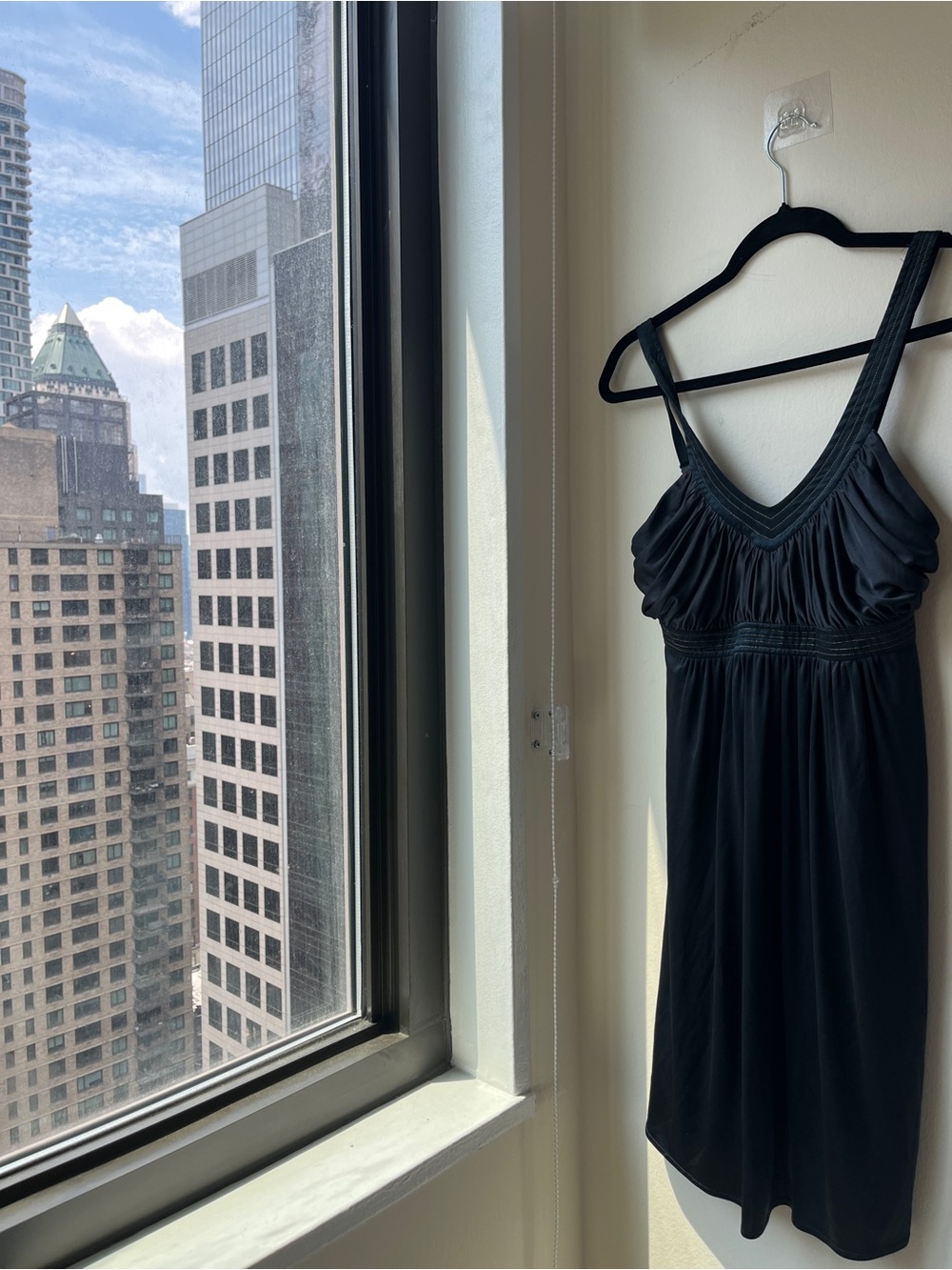 BCBGMaxAzria Petite Navy Sheath Dress